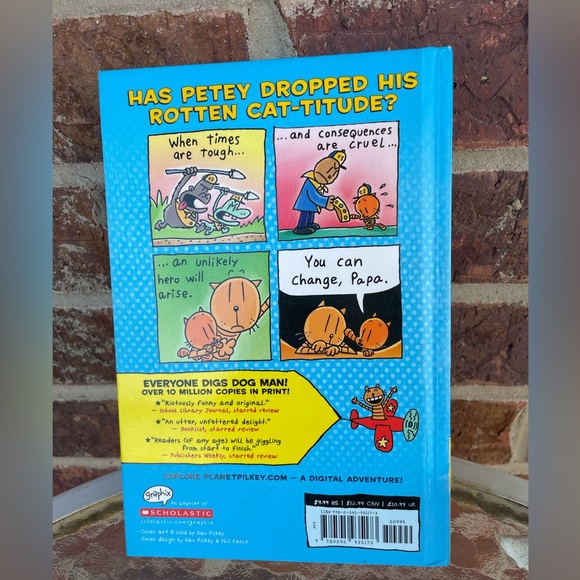 Dog Man Lord Of The Fleas Hardcover Kid’s Chapter Book Dav Pilkey - Picture 2 of 8